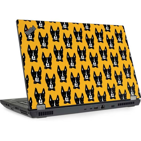Bouffants and Broken Hearts Boston Terrier Lenovo ThinkPad Skin