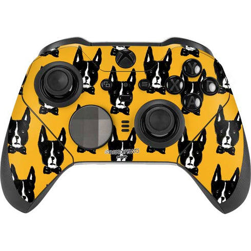 Bouffants and Broken Hearts Boston Terrier Xbox Elite Wireless Controller Series 2 Skin
