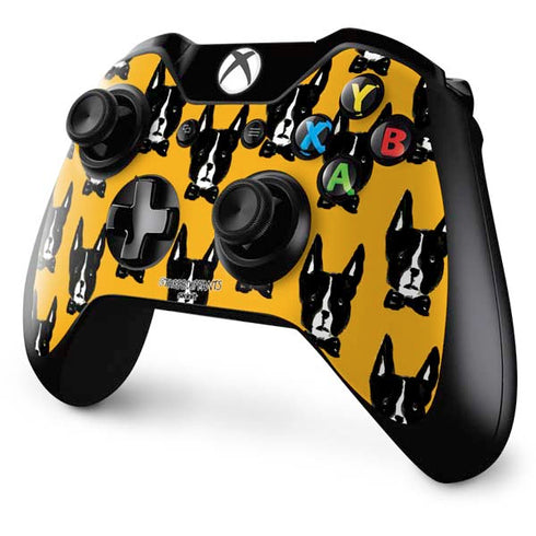 Bouffants and Broken Hearts Boston Terrier Xbox One Controller Skin