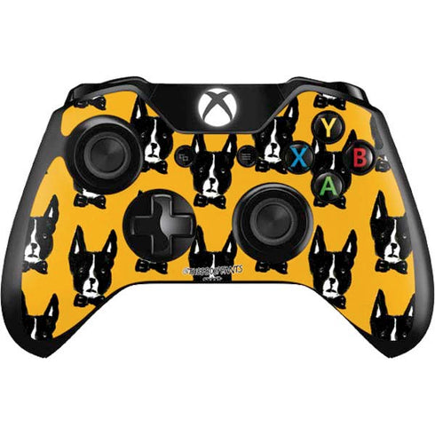 Bouffants and Broken Hearts Boston Terrier Xbox One Controller Skin