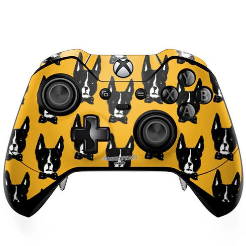 Bouffants and Broken Hearts Boston Terrier Xbox One Elite Controller Skin