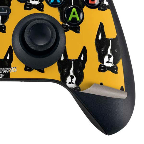Bouffants and Broken Hearts Boston Terrier Xbox Series X Controller Skin