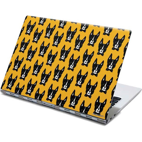 Bouffants and Broken Hearts Boston Terrier Yoga 910 2-in-1 14in Touch-Screen Skin