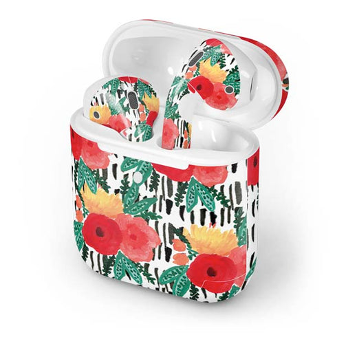 Bouffants and Broken Hearts Bouquets Print 3 Apple AirPods 2 Skin