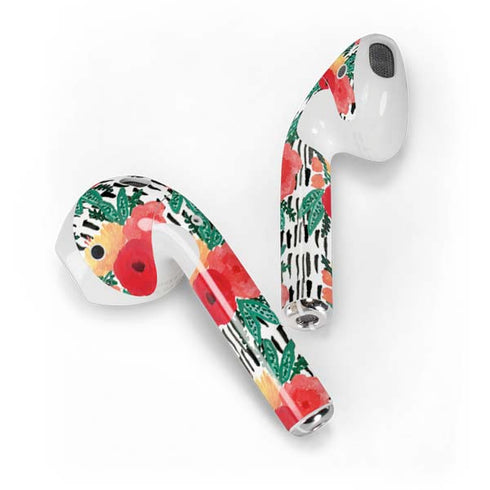 Bouffants and Broken Hearts Bouquets Print 3 Apple AirPods Skin