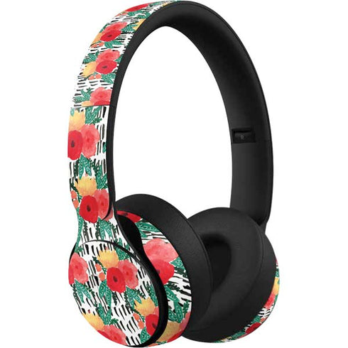 Bouffants and Broken Hearts Bouquets Print 3 Beats Solo Pro Skin