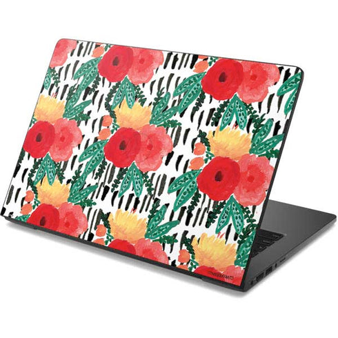 Bouffants and Broken Hearts Bouquets Print 3 Dell Chromebook Skin