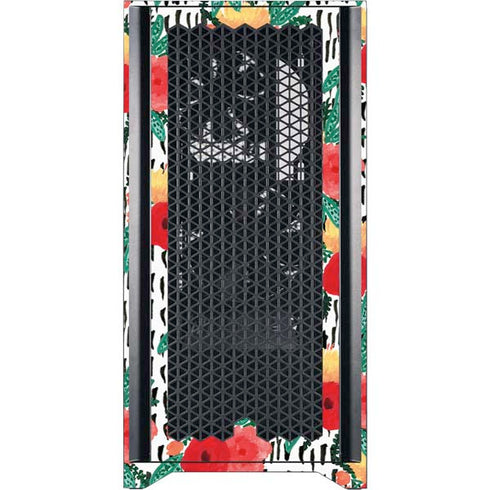 Bouffants and Broken Hearts Bouquets Print 3 Corsair 4000D Tempered Glass Mid-Tower ATX Case Skin