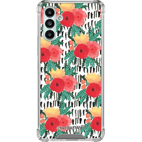 Bouffants and Broken Hearts Bouquets Print 3 Galaxy A13 5G Clear Case