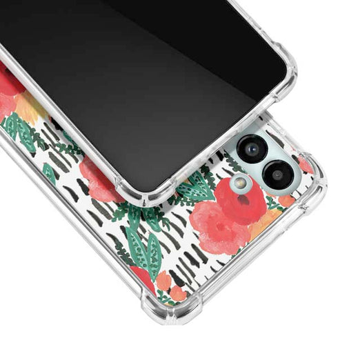 Bouffants and Broken Hearts Bouquets Print 3 Galaxy A13 5G Clear Case