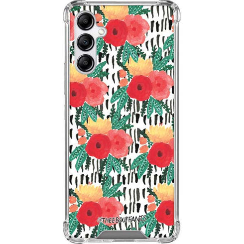 Bouffants and Broken Hearts Bouquets Print 3 Galaxy A14 5G Clear Case