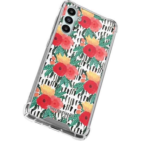 Bouffants and Broken Hearts Bouquets Print 3 Galaxy A15 5G Clear Case