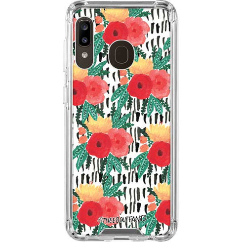 Bouffants and Broken Hearts Bouquets Print 3 Galaxy A30 Clear Case