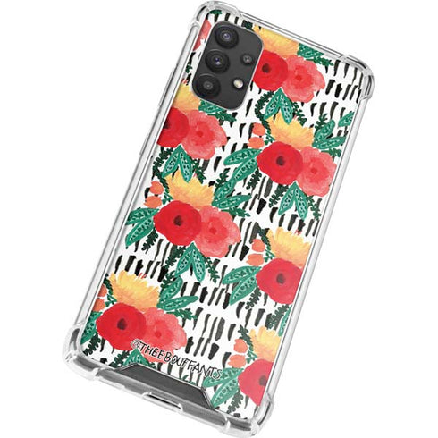 Bouffants and Broken Hearts Bouquets Print 3 Galaxy A32 5G Clear Case