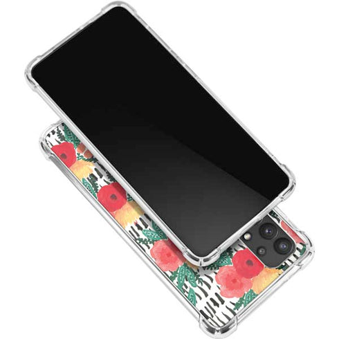 Bouffants and Broken Hearts Bouquets Print 3 Galaxy A32 5G Clear Case