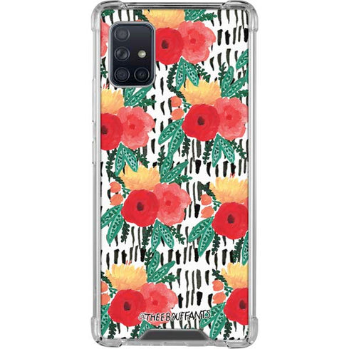 Bouffants and Broken Hearts Bouquets Print 3 Galaxy A51 5G Clear Case