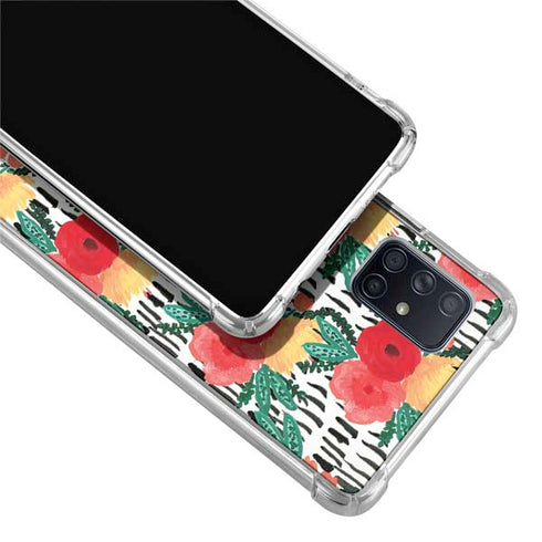 Bouffants and Broken Hearts Bouquets Print 3 Galaxy A51 5G Clear Case