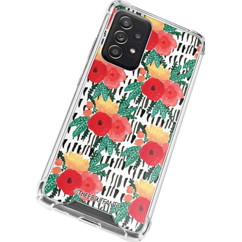Bouffants and Broken Hearts Bouquets Print 3 Galaxy A52 5G Clear Case