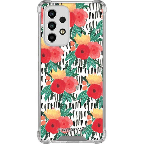 Bouffants and Broken Hearts Bouquets Print 3 Galaxy A53 5G Clear Case