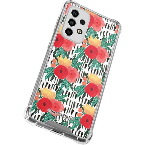 Bouffants and Broken Hearts Bouquets Print 3 Galaxy A53 5G Clear Case