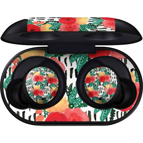 Bouffants and Broken Hearts Bouquets Print 3 Galaxy Buds Skin