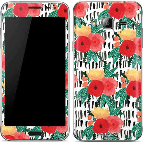 Bouffants and Broken Hearts Bouquets Print 3 Galaxy J3 Skin