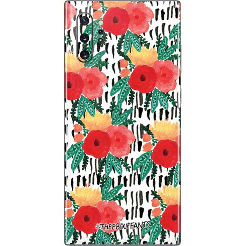 Bouffants and Broken Hearts Bouquets Print 3 Galaxy Note 10 Plus Skin