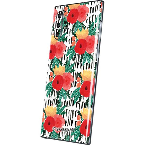 Bouffants and Broken Hearts Bouquets Print 3 Galaxy Note 10 Plus Skin