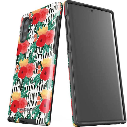 Bouffants and Broken Hearts Bouquets Print 3 Galaxy Note 10 Pro Case