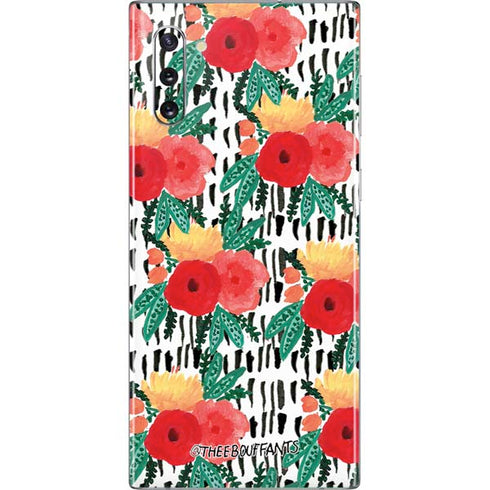 Bouffants and Broken Hearts Bouquets Print 3 Galaxy Note 10 Skin