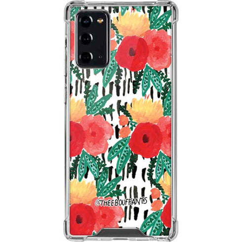 Bouffants and Broken Hearts Bouquets Print 3 Galaxy Note20 5G Clear Case