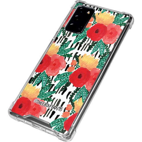 Bouffants and Broken Hearts Bouquets Print 3 Galaxy Note20 5G Clear Case