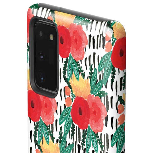 Bouffants and Broken Hearts Bouquets Print 3 Galaxy Note20 5G Pro Case