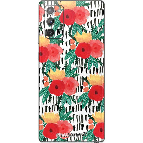 Bouffants and Broken Hearts Bouquets Print 3 Galaxy Note20 5G Skin
