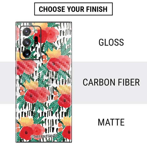 Bouffants and Broken Hearts Bouquets Print 3 Galaxy Note20 Ultra 5G Skin