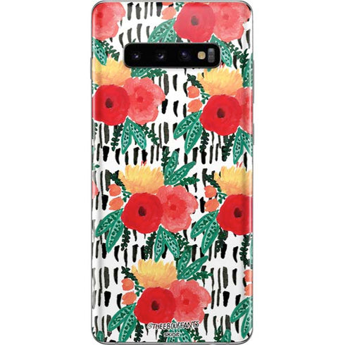 Bouffants and Broken Hearts Bouquets Print 3 Galaxy S10 Plus Skin