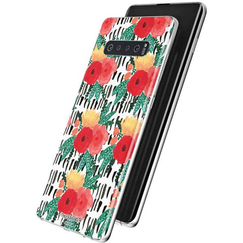 Bouffants and Broken Hearts Bouquets Print 3 Galaxy S10 Skin