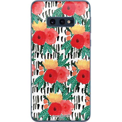 Bouffants and Broken Hearts Bouquets Print 3 Galaxy S10e Skin