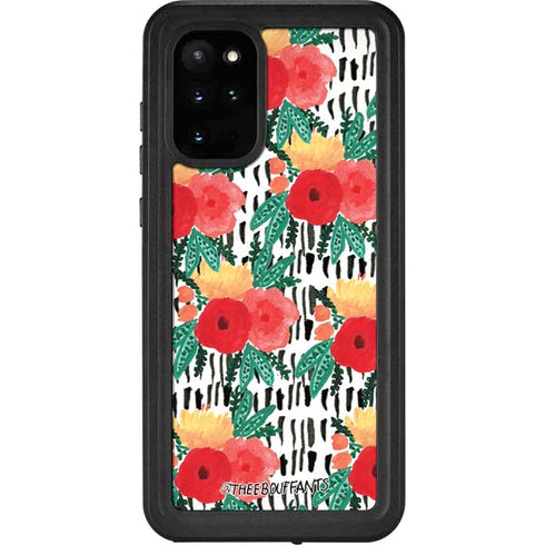 Bouffants and Broken Hearts Bouquets Print 3 Galaxy S20 Plus Waterproof Case