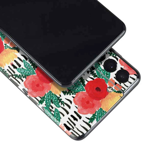 Bouffants and Broken Hearts Bouquets Print 3 Galaxy S21 5G Skin