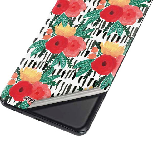 Bouffants and Broken Hearts Bouquets Print 3 Galaxy S21 5G Skin