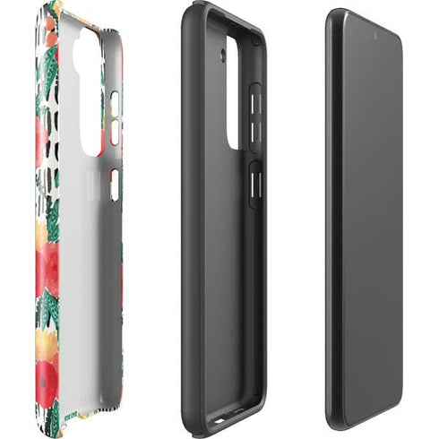 Bouffants and Broken Hearts Bouquets Print 3 Galaxy S21 Plus 5G Pro Case