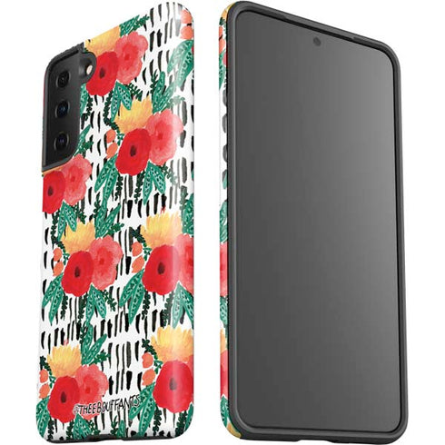 Bouffants and Broken Hearts Bouquets Print 3 Galaxy S21 Plus 5G Pro Case