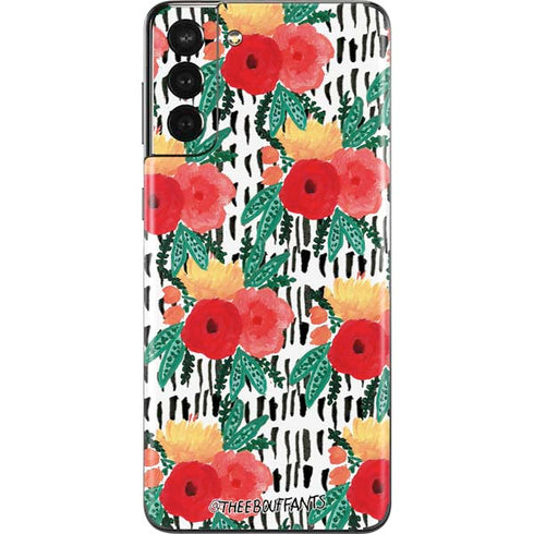 Bouffants and Broken Hearts Bouquets Print 3 Galaxy S21 Plus 5G Skin