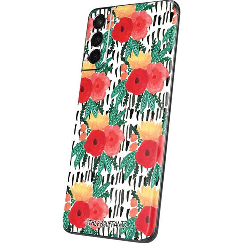 Bouffants and Broken Hearts Bouquets Print 3 Galaxy S21 Plus 5G Skin