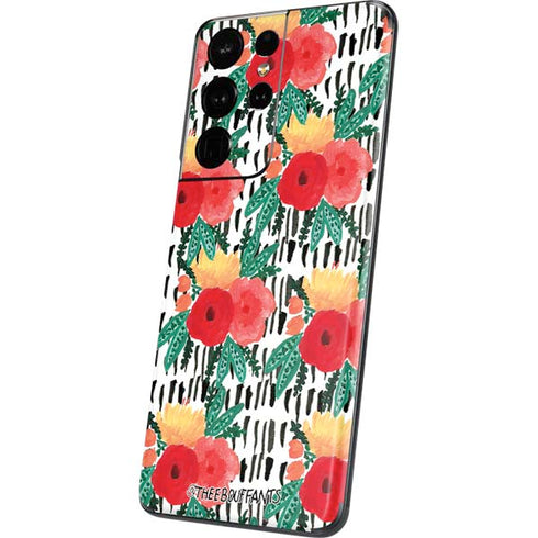 Bouffants and Broken Hearts Bouquets Print 3 Galaxy S21 Ultra 5G Skin