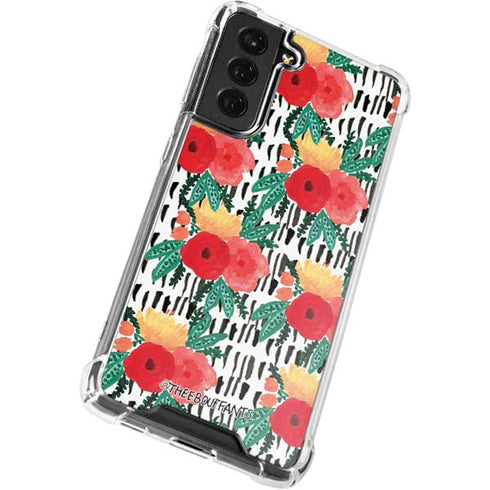 Bouffants and Broken Hearts Bouquets Print 3 Galaxy S22 Clear Case