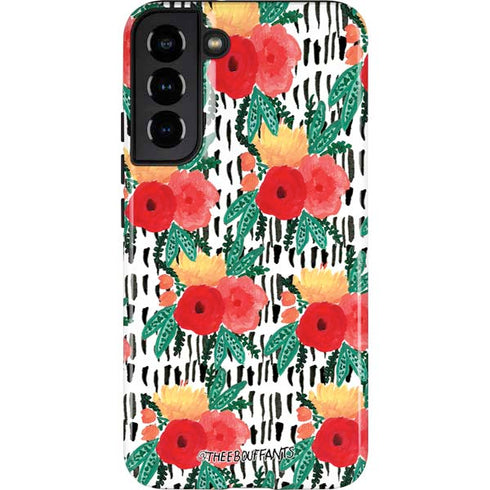 Bouffants and Broken Hearts Bouquets Print 3 Galaxy S22 Plus Pro Case