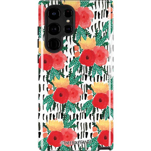 Bouffants and Broken Hearts Bouquets Print 3 Galaxy S22 Ultra Pro Case