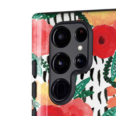 Bouffants and Broken Hearts Bouquets Print 3 Galaxy S22 Ultra Pro Case
